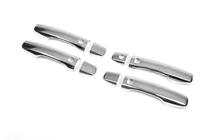Toyota Land Cruiser 200 2007-2021 Chrome Door Handle Covers 2008-2015 (4 pcs, Stainless Steel) 4 slots for button, OmsaLine - Italian stainless steel photo 2