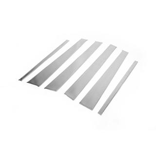 Stainless Steel Door Pillar Trim (6 pcs) Mercedes ML W163 1997-2005 photo 3
