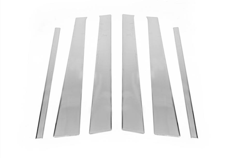 Mercedes ML W163 1997-2005 Stainless Steel Door Pillar Trim (6 pcs) Photo 2