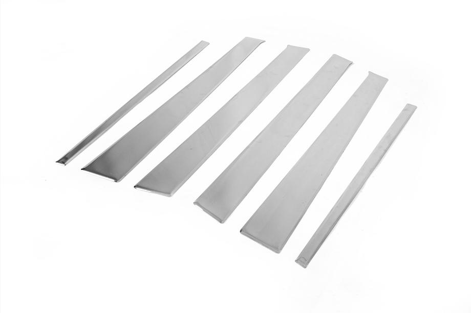 Mercedes ML W163 1997-2005 Stainless Steel Door Pillar Trim (6 pcs) Photo 3