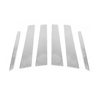 Stainless Steel Door Pillar Trim (6 pcs) Mercedes ML W164 2005-2011 photo 2