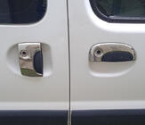 Renault Kangoo 1998-2008 Chrome Door Handle Covers (Stainless Steel) Two front + two sliding doors photo 1