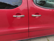 Peugeot Partner Tepee 2008-2018 Chrome Door Handle Covers (4 pcs, Stainless Steel) OmsaLine - Italian Stainless Steel photo 12