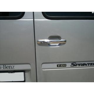 Chrome Door Handle Covers (4 pcs, Stainless Steel) Mercedes Sprinter W901/902/903/904/905 1995–2006 photo 4