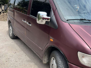 Mercedes Vito W638 1996-2003 Chrome Door Handle Covers (Stainless Steel) 3 pcs. OmsaLine - Italian Stainless Steel photo 1
