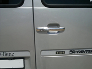 Mercedes Vito W638 1996-2003 Chrome Door Handle Covers (Stainless Steel) 3 pcs. OmsaLine - Italian Stainless Steel photo 6