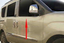 Fiat Doblo II 2010-2022 Window Trim Stainless Steel photo 2