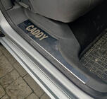 Volkswagen Caddy 2004-2010 Interior door sill covers (Carmos, stainless steel) photo 2