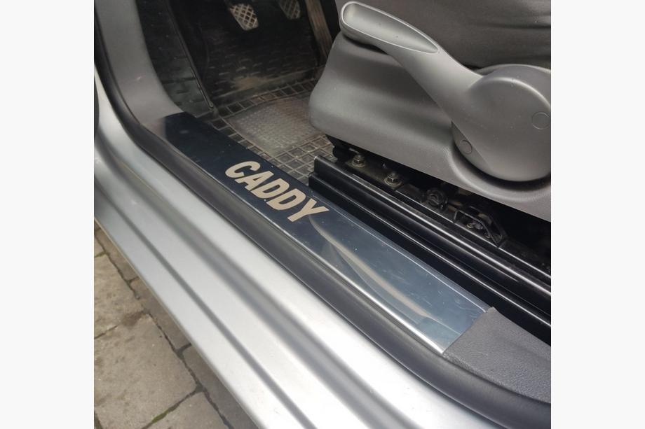 Volkswagen Caddy 2004-2010 Interior door sill covers (Carmos, stainless steel) Image