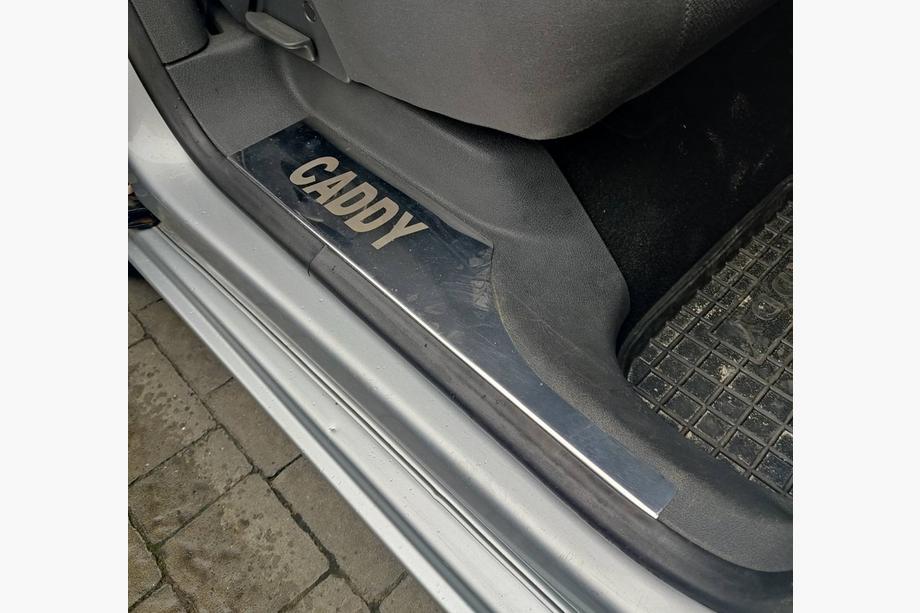 Volkswagen Caddy 2004-2010 Interior door sill covers (Carmos, stainless steel) Set of 4 Photo 2