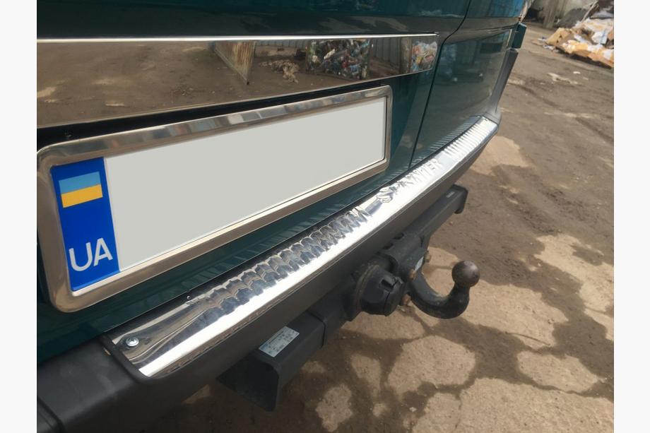 Volkswagen Crafter 2006-2016 Chrome trim above license plate (stainless steel) OmsaLine - Italian Stainless Steel Photo 3