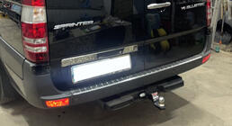 Mercedes Sprinter W906 2006–2018 Stainless steel trim above license plate Carmos - Turkish Stainless Steel photo 5