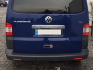 Volkswagen T5 2010-2015 Rear tailgate handle trim above license plate (stainless steel) Transporter, OmsaLine - Italian Stainless Steel photo 5