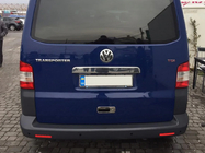 Volkswagen T5 2010-2015 Rear tailgate handle trim above license plate (stainless steel) Transporter, OmsaLine - Italian Stainless Steel photo 2