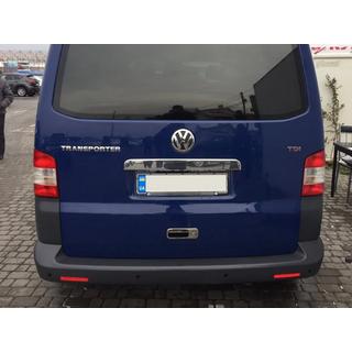 Rear tailgate handle trim above license plate (stainless steel) Volkswagen T5 2010-2015 photo 2