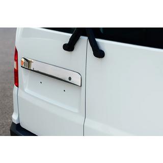 Stainless steel trim above license plate for rear swing doors Volkswagen T5 2010-2015 photo 1