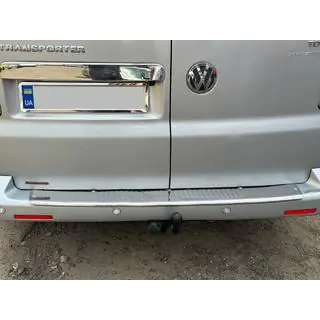 Stainless steel trim above license plate for rear swing doors photo 4
