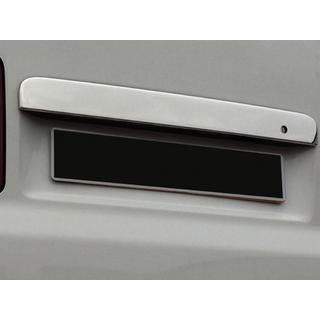 Stainless steel trim above license plate for rear swing doors Volkswagen T5 2010-2015 photo 2