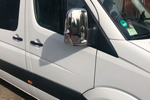 Mercedes Sprinter W906 2006–2018 Chrome Mirror Covers (2 pcs) Carmos, Turkish Steel photo 7