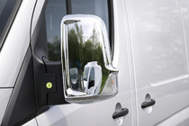 Volkswagen Crafter 2006-2016 Chrome Mirror Covers (2 pcs) Carmos, Turkish Steel photo 11