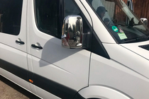 Volkswagen Crafter 2006-2016 Chrome Mirror Covers (2 pcs) Carmos, Turkish Steel photo 4