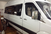 Volkswagen Crafter 2006-2016 Chrome Mirror Covers (2 pcs) Carmos, Turkish Steel photo 5