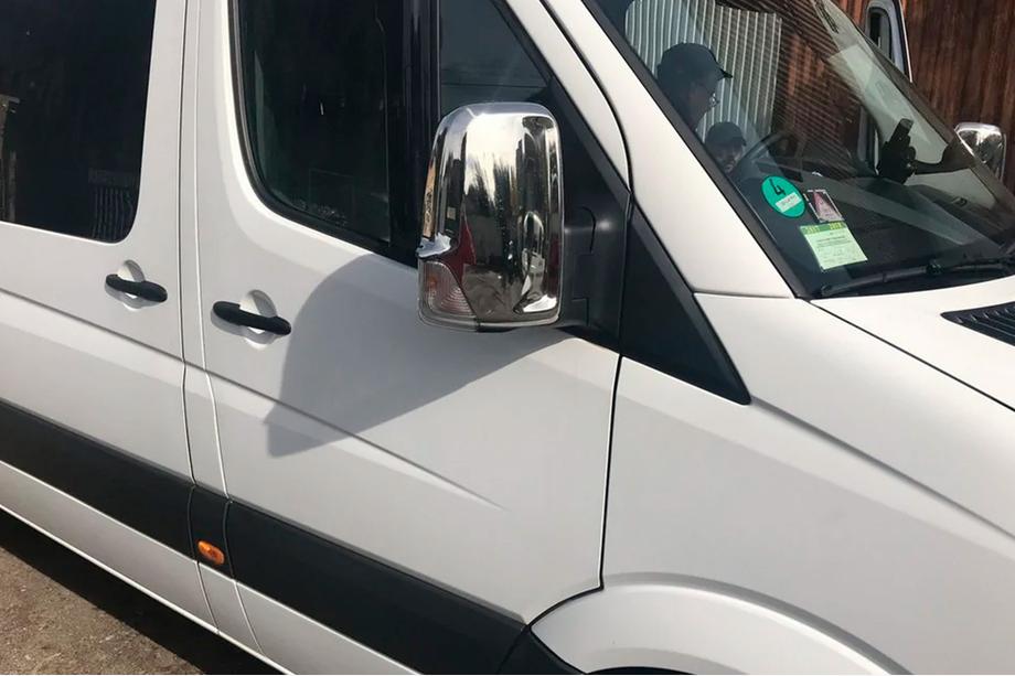 Volkswagen Crafter 2006-2016 Chrome Mirror Covers (2 pcs) Photo 4