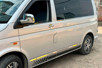 Volkswagen T5 Transporter 2003-2010 Chrome Mirror Covers (2 pcs) photo 3