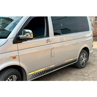 Chrome Mirror Covers (2 pcs) Volkswagen T5 Transporter 2003-2010 photo 3