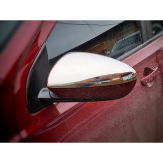 Mirror Covers (2 pcs, Stainless Steel) Nissan Qashqai 2010-2014 photo 3