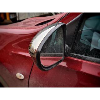 Mirror Covers (2 pcs, Stainless Steel) Nissan Qashqai 2010-2014 photo 4