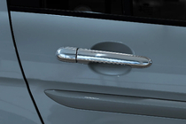 Hyundai Accent 2006-2010 Chrome Door Handle Covers (4 pcs) Carmos - Turkish Stainless Steel photo 1