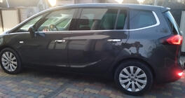 Opel Zafira B 2005–2011 Chrome Door Handle Covers (4 pcs) Carmos - Turkish Stainless Steel photo 1