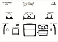 Volkswagen Caddy 2004-2010 Dashboard Trim Covers Aluminum photo 11