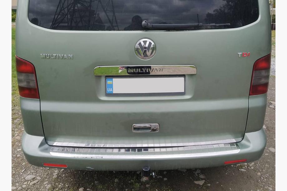 Volkswagen T5 Multivan 2003–2010 Chrome Tailgate Handle Cover (Stainless Steel) Image