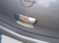 Opel Corsa D 2007-2014 Stainless Steel Rear Door Handle Cover Carmos - Turkish Stainless Steel photo 1