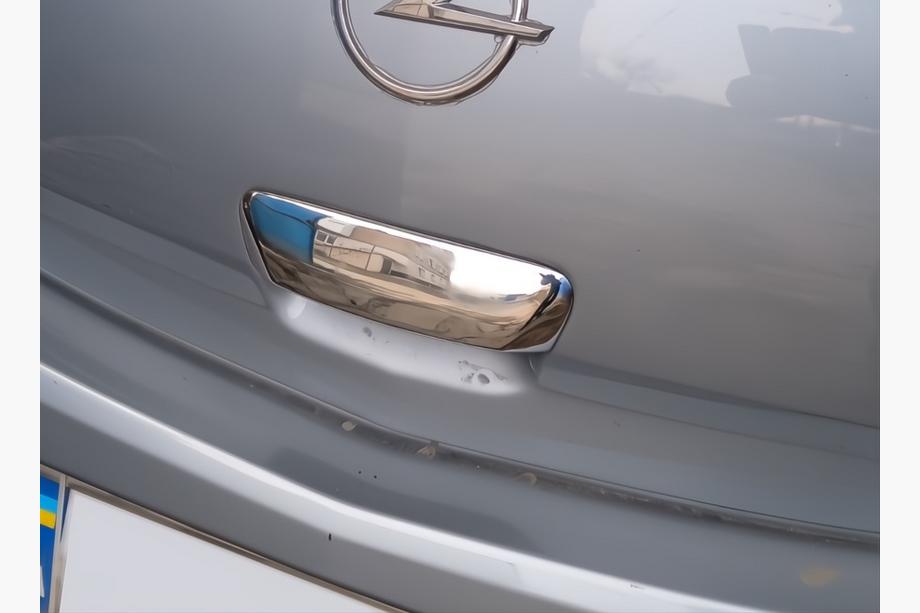 Opel Corsa D 2007-2014 Stainless Steel Rear Door Handle Cover Carmos - Turkish Stainless Steel Image
