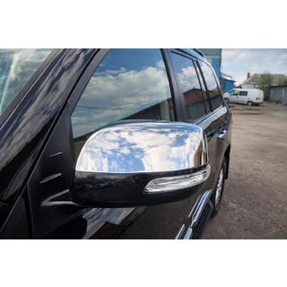 Mirror Covers 2012↗ (2 pcs, Stainless Steel) Toyota Land Cruiser 200 2007-2021 photo 1