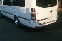 Mercedes Sprinter W906 2006–2018 Stainless Steel Door Moldings ExtraLong. Carmos - Turkish Steel photo 4