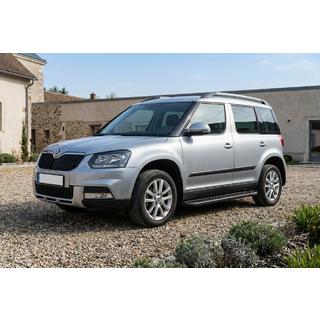 Side Steps Bosphorus Black (2 pcs, Aluminum) Skoda Yeti 2009-2017 photo 1