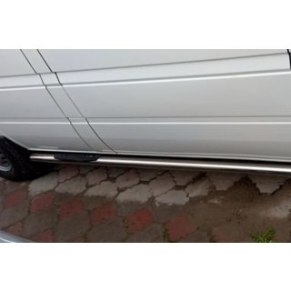 Side Pipes (2 pcs, Stainless Steel) Mercedes Sprinter W901/902/903/904/905 1995–2006 photo 2