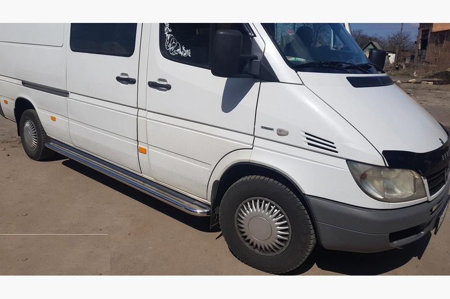 Volkswagen LT 1995-2006 Premium Side Steps (2 pcs, Stainless Steel) Long wheelbase, Ø60 Photo 2