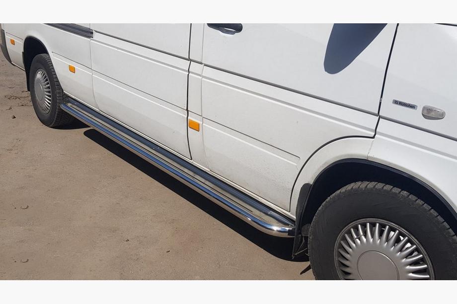 Volkswagen LT 1995-2006 Premium Side Steps (2 pcs, Stainless Steel) Long wheelbase, Ø60 Photo 4