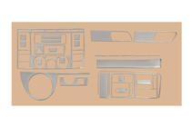 Volkswagen T5 Transporter 2003-2010 Dashboard Covers (Turkey) Piano Black photo 3