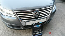 Volkswagen Passat B6 2006-2012 Chrome Grille Covers (8 pcs, Stainless Steel) photo 4