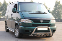 Volkswagen T4 Caravelle/Multivan 1990–2003 Bull Bar WT003 60mm Stainless Steel 51mm, with lettering photo 6