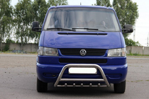 Volkswagen T4 Caravelle/Multivan 1990–2003 Bull Bar WT003 60mm Stainless Steel 51mm, with lettering photo 2