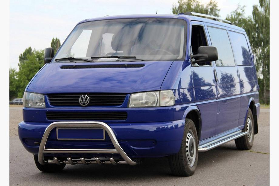 Volkswagen T4 Caravelle/Multivan 1990–2003 Bull Bar WT003 60mm Stainless Steel 51mm, with lettering Image