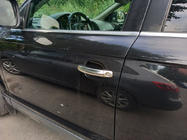 Audi Q7 2005-2015 Chrome Door Handle Covers (4 pcs, Stainless Steel) Carmos, with button photo 1