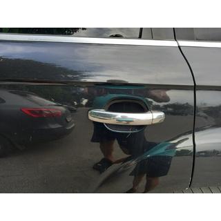 Chrome Door Handle Covers (4 pcs, Stainless Steel) Audi Q7 2005-2015 photo 2